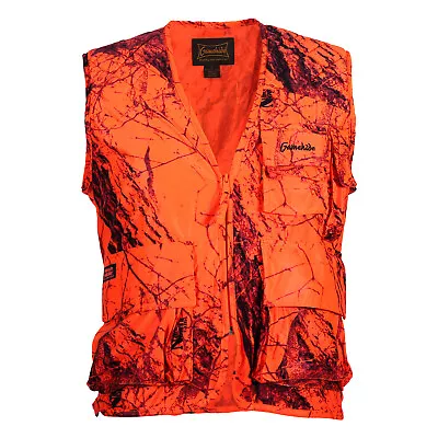 Gamehide Men's Blaze Orange Camo Sneaker Big Game Hunting Vest • $49.99