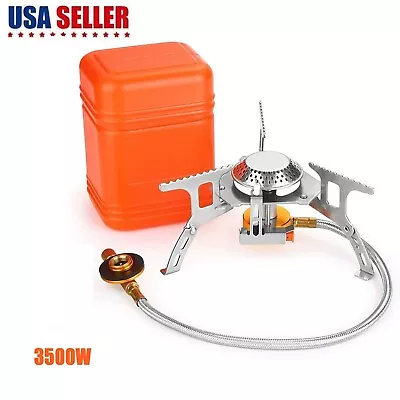Outdoor Picnic Gas Burner Portable Backpacking Camping Hiking Mini Stove Cooker • $14.99