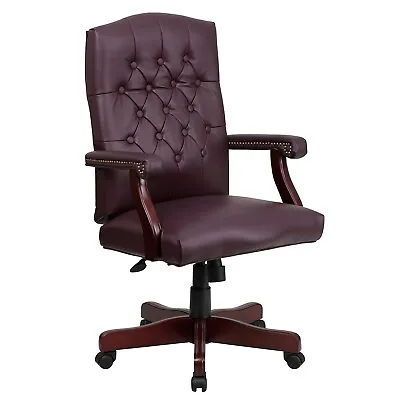 Flash Furniture Martha Washington High Back Leather Executive Swivel Chairs • $464.28