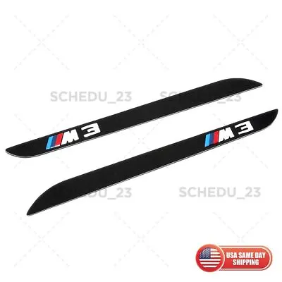 For BMW F80 M3 Side Fender Vent Marker Emblem Nameplate Badge Performance Black • $34.99