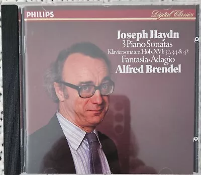 Haydn: 3 Piano Sonatas Fantasia Adagio (Philips 412 228-2) Alfred Brendel • $6.42