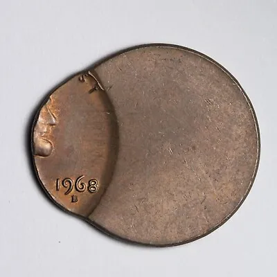 1968-D ERROR OFF CENTER Lincoln Cent Penny CHOICE BU *UNCIRCULATED* MS E198 VDNM • $68.10