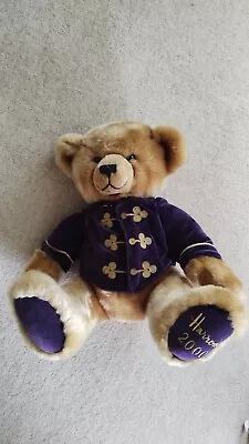 £23.99 • Buy Harrods Millennium Bear Purple And Gold Velvet Jacket Year 2000