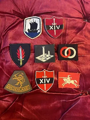 8 Various Cloth Patches • £60
