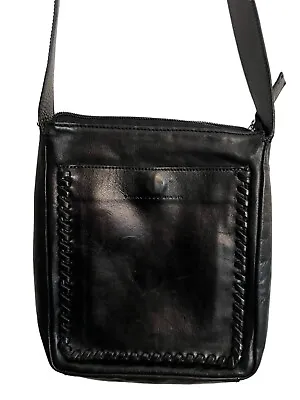 Francesco Biasia Black Genuine Leather Cross-Body • $30