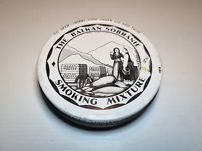 Vintage Tobacco Tin  The Balkan Sobraine  London - Empty  • $15