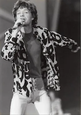 £10.50 • Buy Mick Jagger Photo The Rolling Stones 1982 Gig Huge  Unique Rock Image Unreleased