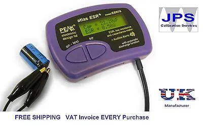 Peak Atlas ESR70 ESR Plus Tester ESR & Capacitance Analyser Meter JPST003 ESR70 • £88.92