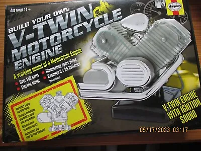 $55 • Buy HAYNES Build Your Own V-TWIN MOTORCYCLE ENGINE MODEL - STILL IN PLASTIC