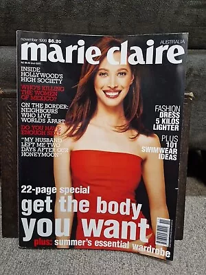 Marie Claire Magazine Nov 1999 - Christy Turlington Ivanka Trump • $30