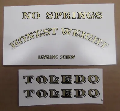 New Toledo Scale Complete Water Transfer Decal Set  • $28