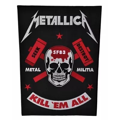 Metallica Kill 'Em All SF83 Back Patch | American Heavy Metal Rock Band Logo • $19.99