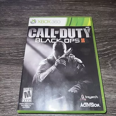 Call Of Duty Black Ops 2 II Xbox 360 Complete CIB Tested Great Condition! • $14.95