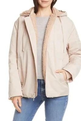 E154 Nwt Vince Quilted Faux Shearling Women Jacket Size Xssm $750 • $269.99