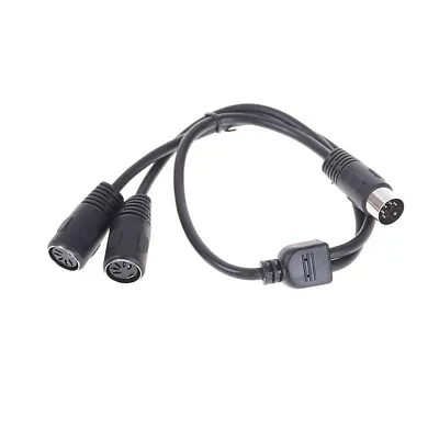 1x 50cm 5 Pin MIDI DIN Y Splitter Cable Adapter 1 Male Plug To 2 Female Soc_ji • $5.23