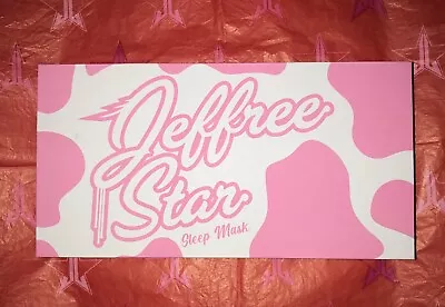 Jeffree Star Cosmetics EYE SLEEP MASK Pink/White Pre Owned Washed As New • $17