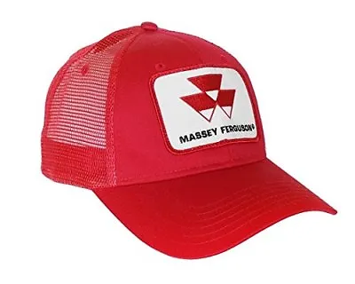 Red Massey Ferguson Tractor Logo Hat With Mesh Back • $19.49