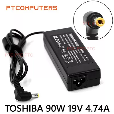 90w Laptop AC Adapter Battery Charger For Toshiba Qosmio F60 F750 F755 Notebook • $32