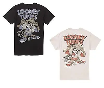Looney Tunes Mens T-shirt East Coast Taz Cotton Regular Fit Tee S-2XL Official • £13.99