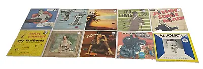 Lot Of Assorted Vintage Vinyl Record 45's Folk Music Singer Big Band • $19.99