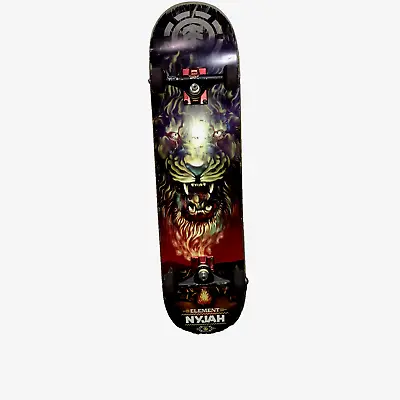 Element Nyjah Huston Lion Flames Skateboard Venture V Hollow Trucks • $179.75