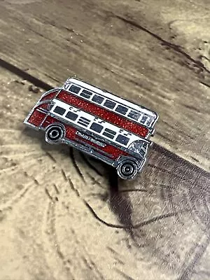 Vintage Leyland Titan Double Decker Bus Transport Enamel Pin Badge • £6.99