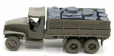 1/48 Scale Resin Model Kit WW2 Allied 2.5 Ton Truck Load Set #2 • £16.49