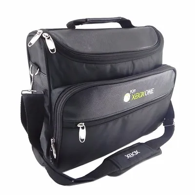 Travel Carry Case Bag For Microsoft Ms Xbox One Console Shoulder Carrying Black  • $35.98