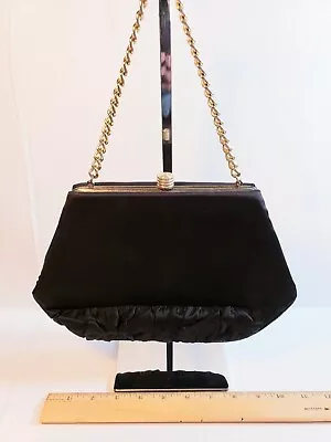 Vintage Style Craft Miami Black  Purse Bag. Super Cute. See Pics! • $13.99