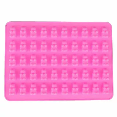 £2.47 • Buy 50 Mini Bears Silicone Mould Chocolate Fondant Gummy Animal Jelly Ice Cube Mold