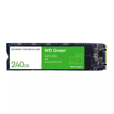 Western Digital WD Green 240GB M.2 2280 SATA III Internal SSD (WDS240G2G0B) • £15