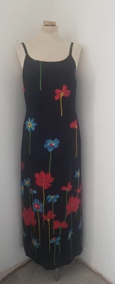 £12.99 • Buy Vintage Charlotte Halton Maxi Dress Size 12