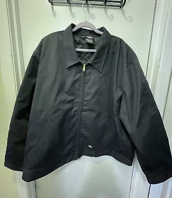 Dickies Work Jacket Insulated Lined Quilted Zip Up TJ15 Men's 4XL Regular NEW! • $35