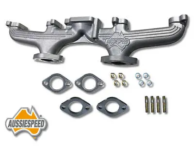 Ford Inline 6 200 250 1V Cylinder Mustang Dual Outlet Cast Exhaust Headers • $795