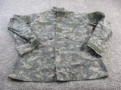 US Army Combat Zippered Field Jacket BDU Digital Camo Military Issue Sz MED REG • $4.74