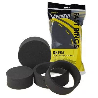 Stinger RoadKill 3 Piece Foam Rings For 5  Inch And 5.25  Inch Speakers RKFR5 • $26.95