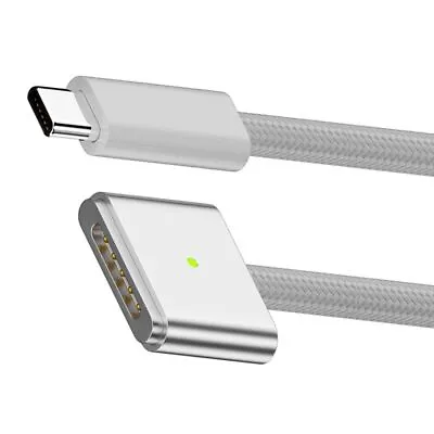 USB Type C To Magsafe 3 Converter Magnetic Charger Cord For MacBook Air/Pro • £10.20