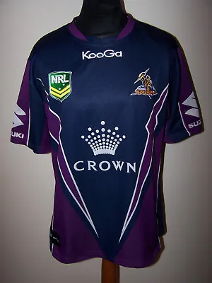 Australia NRL Melbourne Storm 2013 Kooga Rugby Shirt (XLMens) Jersey Trikot • £36