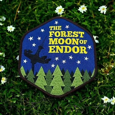  The Forest Moon Of Endor  Large Patch Fictional Adventure 5  Iron On Embroidery • $7.99