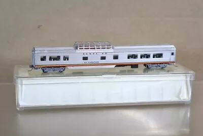 CON-COR 0001-04061G N GAUGE SANTA FE 63' VISTA DOME CAR COACH 500 PLAZA TAOS Og • £39.50