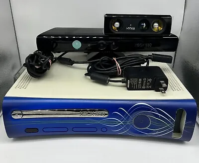 $64.99 • Buy Xbox 360 Bundle | Make Me An Offer | Blue + Accessories, DISC TRAY DOES NOT OPEN
