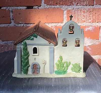 Santa Ines Mervyn's California Missions Cross/box/lighted 1998 • $42