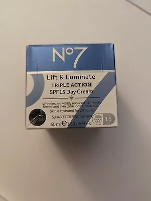 No7 Lift & Luminate Triple Action SPF 15 Day Cream - 50ml • £15.79