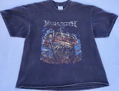 Vintage XL Megadeth Countdown To Extinction Tour KYNG Metal Concert Tee T-Shirt • $95