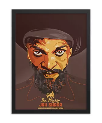 Jah Shaka - Fine Art Print (18  X 24 ): King Tubby Bob Marley Poster Painting* • £45