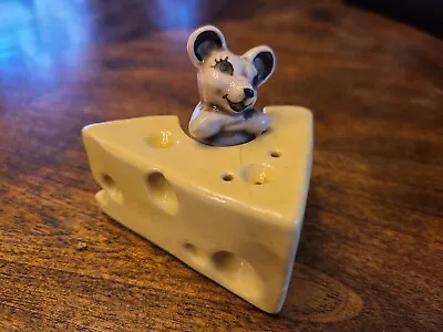 $25 • Buy Vintage Ceramic Arts Studio Mouse And Cheese Salt & Pepper Shakers