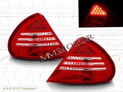 Fit For 1999-2002 Mitsubishi Mirage Tail Lights Led Red/clear  2/4 Door New Pair • $124.98