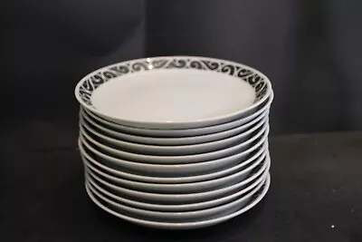 Mikasa Noir Ben Sibel 12 Bread Plates 6 5/8  • $63.75