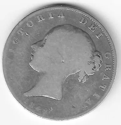 1842 Queen Victoria Young Head Silver Half Crown 2s 6d British Victorian Coin • $95.43