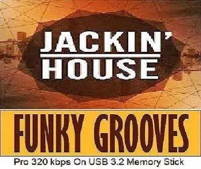 Jackin House U.S & Funky Grooves Vol 1 9000 High Quality DJ Friendly MP3’s (USB) • £49.99